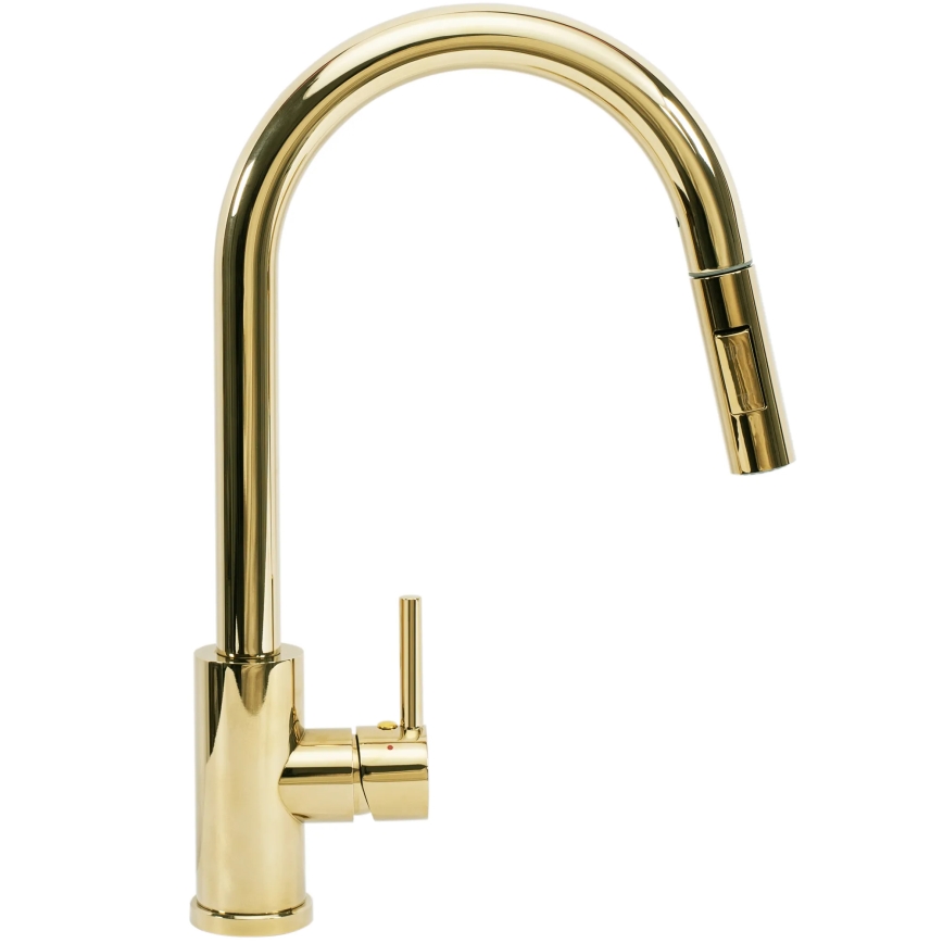 REA-B0669 - Pomivalna armatura z izvlečno prho FRESH 39,5 cm zlata