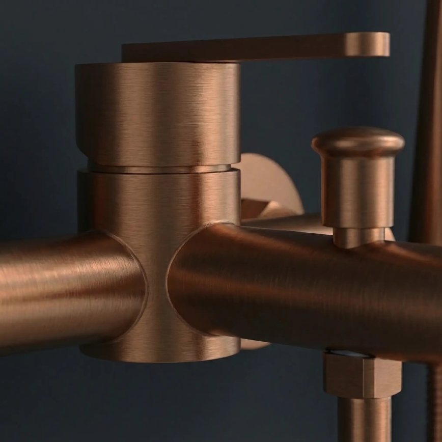 REA-B0973 - Kopalniški komplet s kadno baterijo ONTARIO, brušen baker