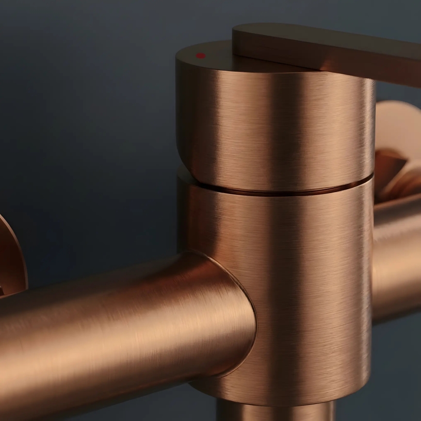 REA-B0974 - Tuš komplet z mešalno baterijo ONTARIO meden