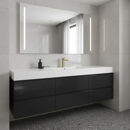 REA-B0976 - Umivalniški mešalnik ARLO 17 cm, brušeno zlato