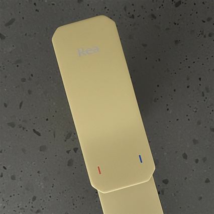 REA-B0976 - Umivalniški mešalnik ARLO 17 cm, brušeno zlato