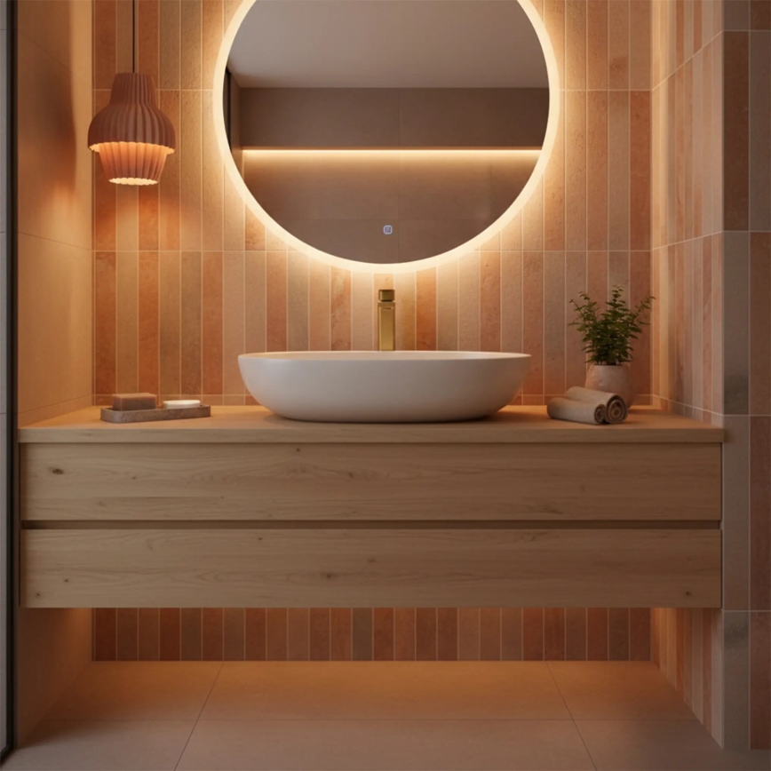 REA-B0977 - Armatura za umivalnik ARLO, 30 cm, brušeno zlato