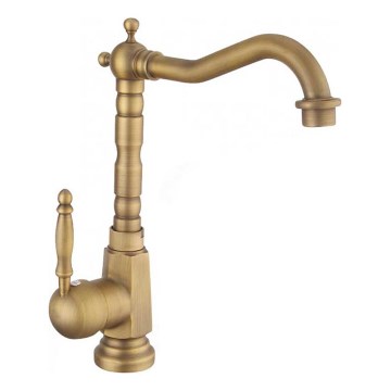 REA-B2150 - Mešalna pipa za umivalnik BONA, 28,5 cm, brušena zlata