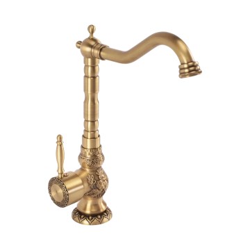 REA-B2500 - Umivalniška pipa VENICE RETRO 32 cm brušeno zlato