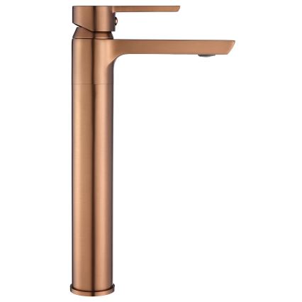 REA-B3006 - Pipa za umivalnik ARGUS 28,5 cm v ščetkani bakreni izvedbi
