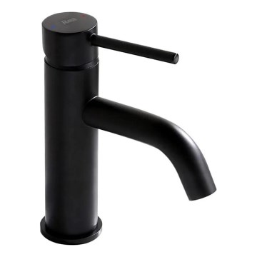 REA-B4102 - Pipa za umivalnik LUNGO 16,5 cm črna