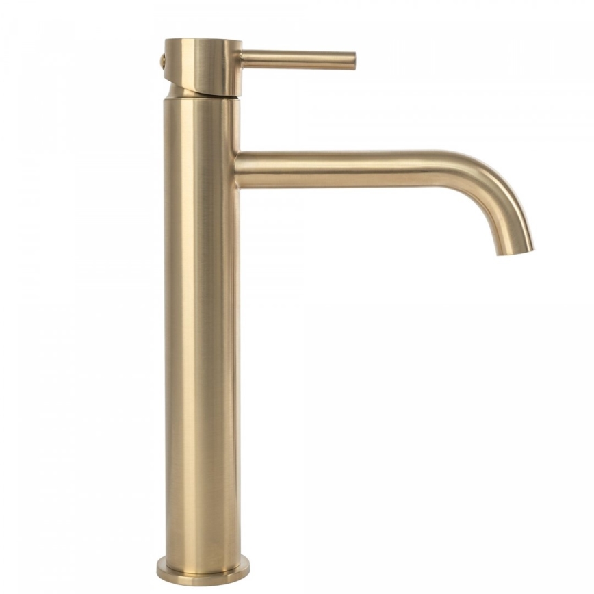 REA-B4526 - Mešalna armatura za umivalnik LUNGO, 28 cm, brušeno zlato