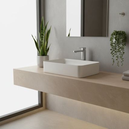 REA-B4588 - Mešalna baterija za umivalnik ARLO 30 cm, nikelj