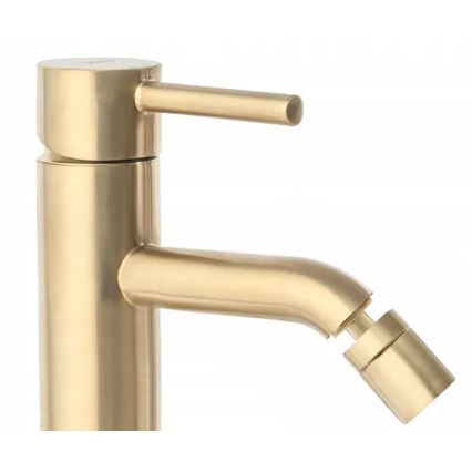 REA-B4702 - Bidetna pipa LUNGO 17 cm, brušeno zlato