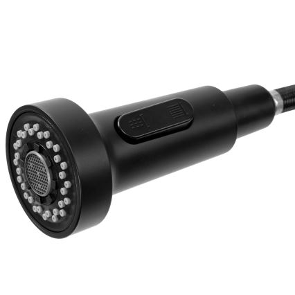 REA-B4820 - Kuhinjska armatura COLIN z izvlečno prho, 42,5 cm, črna