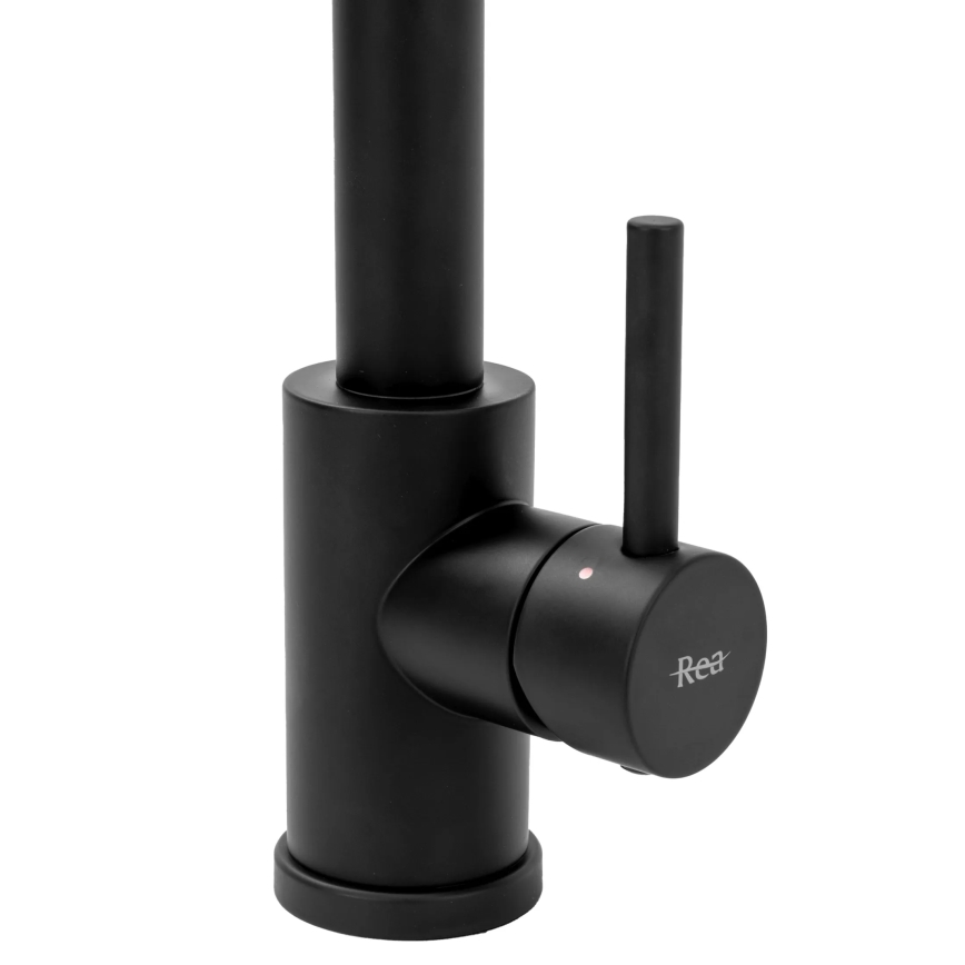 REA-B4820 - Kuhinjska armatura COLIN z izvlečno prho, 42,5 cm, črna