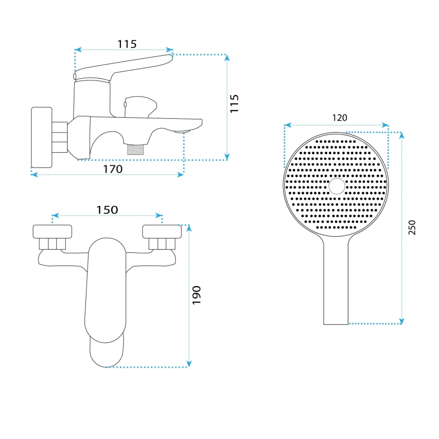 REA-B5063 - Komplet za kad MARCO titan