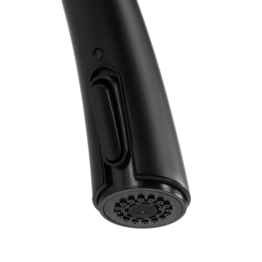 REA-B5313 - Kuhinjska baterija z izvlečno prho ROSS 43 cm črna