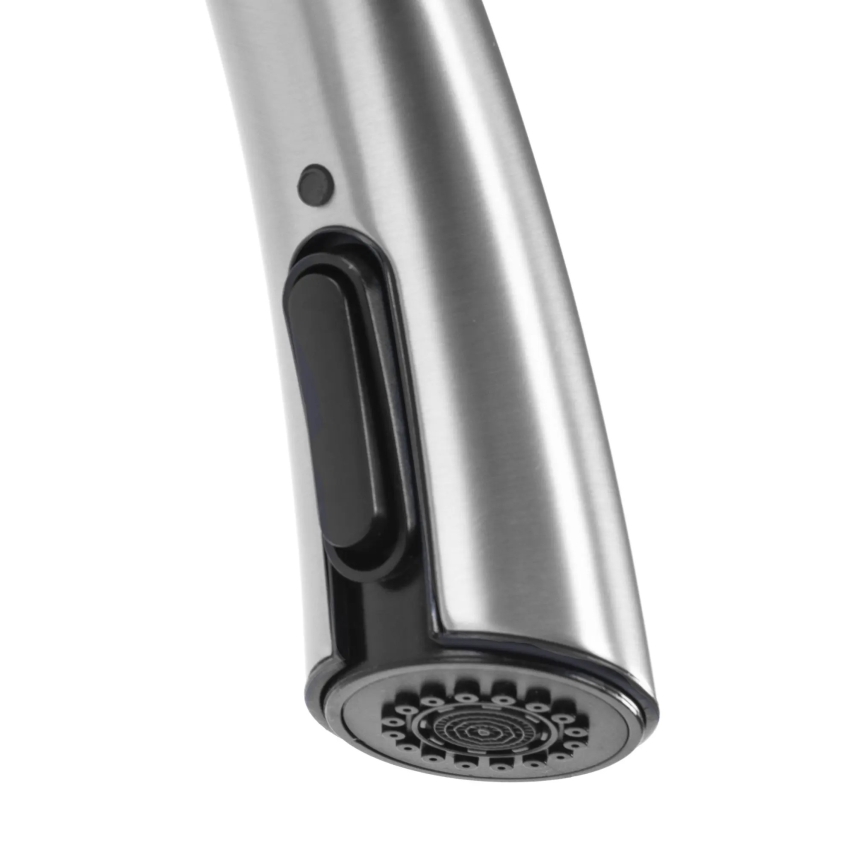 REA-B5314 - Kuhinjska armatura ROSS 43 cm z izvlečno prho, nikelj