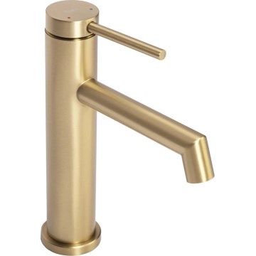 REA-B5316 - Pipa za umivalnik FOSS 20,5 cm brušena zlata