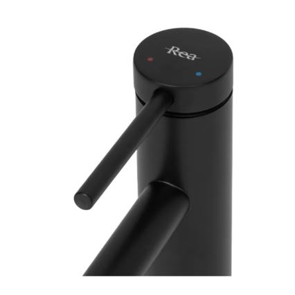 REA-B5320 - Armatura za umivalnik FOSS 29,5 cm mat črna