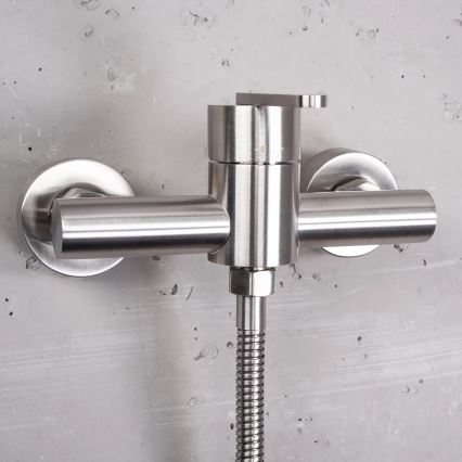 REA-B5502 - Komplet za tuš s baterijo ONTARIO, nikelj