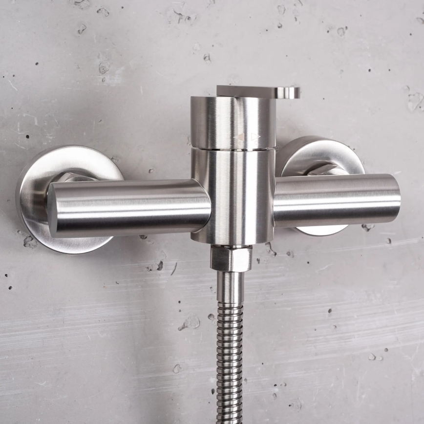 REA-B5502 - Komplet za tuš s baterijo ONTARIO, nikelj