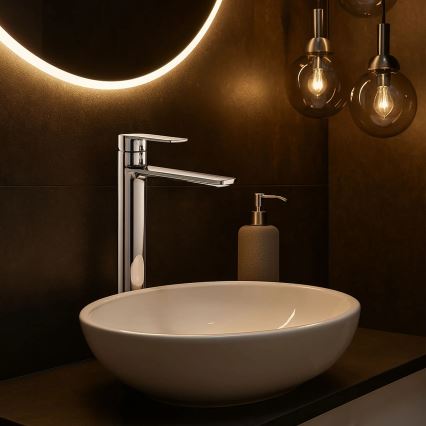 REA-B6203 - Umivalniška pipa STORM, 29,5 cm, visokosijajni krom