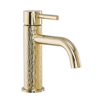 REA-B6322 - Pipa za umivalnik LUNGO ART 16,5 cm zlata