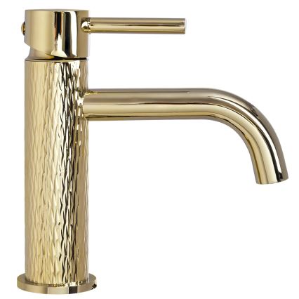 REA-B6322 - Pipa za umivalnik LUNGO ART 16,5 cm zlata