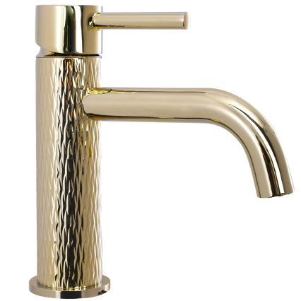 REA-B6322 - Pipa za umivalnik LUNGO ART 16,5 cm zlata