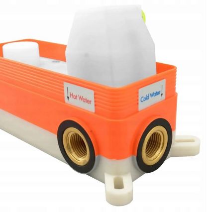 REA-B6440 - Kopalniški komplet za kad s podometno baterijo LUNGO matna bela