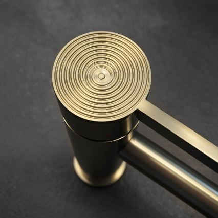 REA-B6444 - Pipa za umivalnik FOSTER 18,2 cm zlata