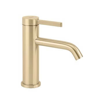 REA-B6533 - Pipa za umivalnik RIVO, 16,5 cm, brušeno zlato