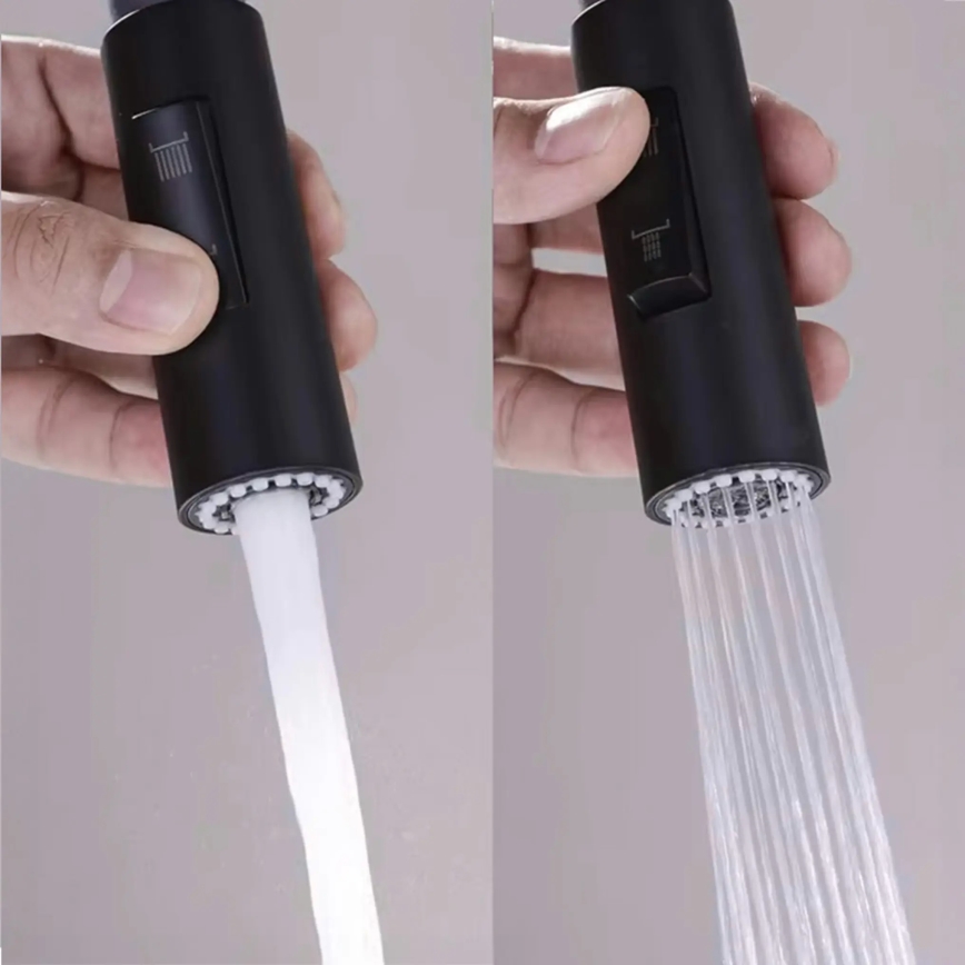 REA-B7564 - Kuhinjska pipa z izvlečno prho in filtracijo ECO FRESH, 37,5 cm, matno črna