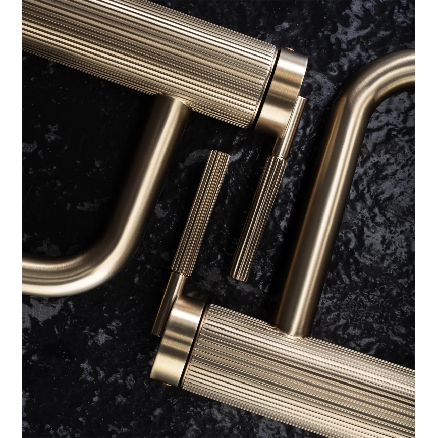 REA-B7802 - Pipa za umivalnik ARGON 29,5 cm brušeno zlato