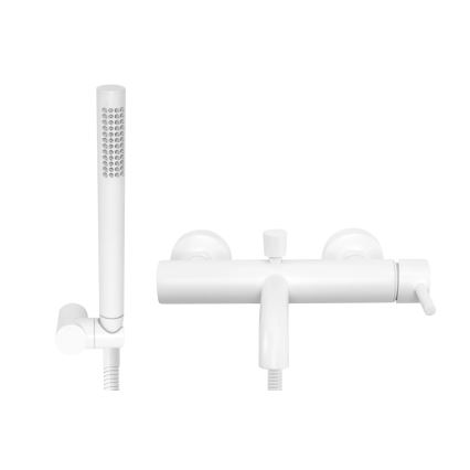 REA-B8030 - Kopalni komplet LUNGO v mat beli barvi