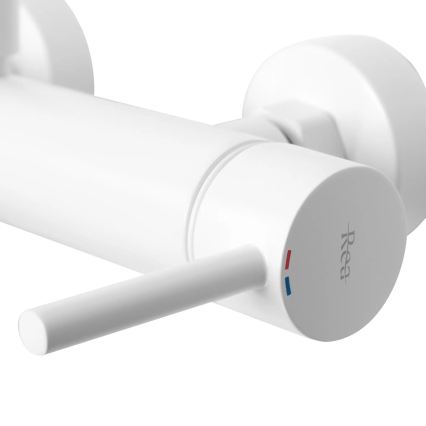 REA-B8030 - Kopalni komplet LUNGO v mat beli barvi