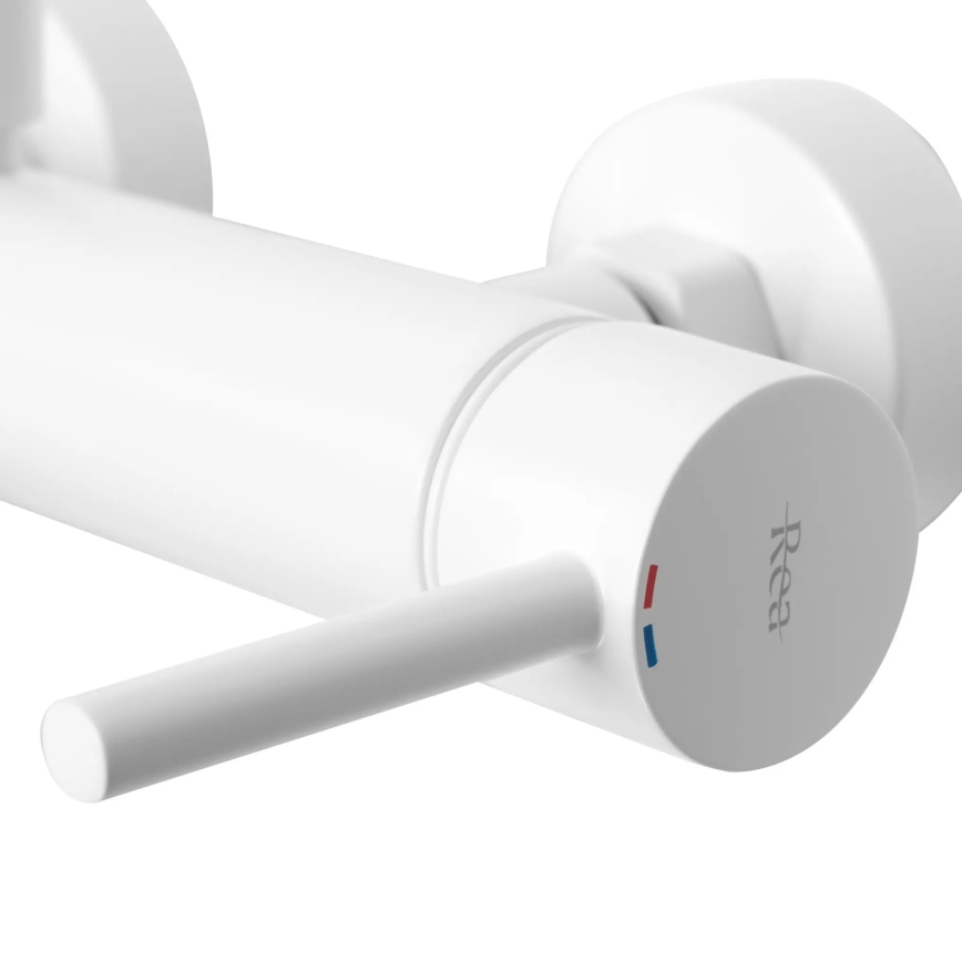 REA-B8030 - Kopalni komplet LUNGO v mat beli barvi