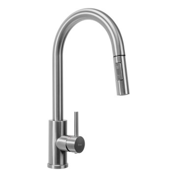 REA-B9146 - Pomivalna pipa z izvlečno prho FRESH 39,5 cm nikelj