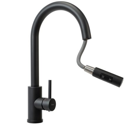 REA-B9147 - Kuhinjska pipa z izvlečnim pršilcem FRESH 39,5 cm mat črna