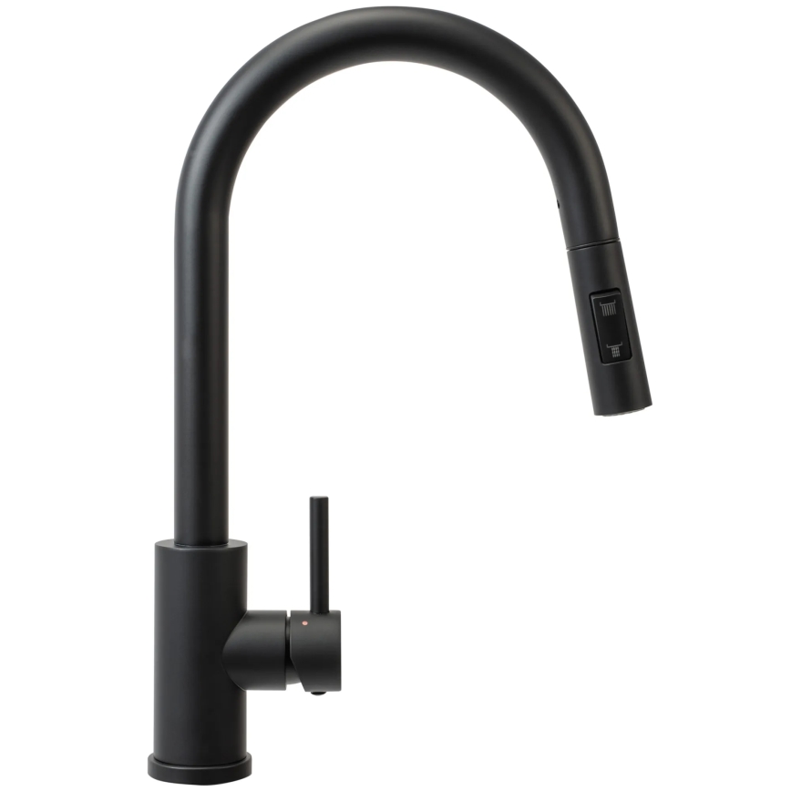 REA-B9147 - Kuhinjska pipa z izvlečnim pršilcem FRESH 39,5 cm mat črna
