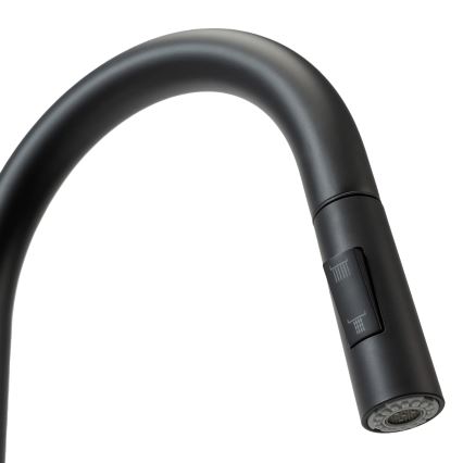 REA-B9147 - Kuhinjska pipa z izvlečnim pršilcem FRESH 39,5 cm mat črna