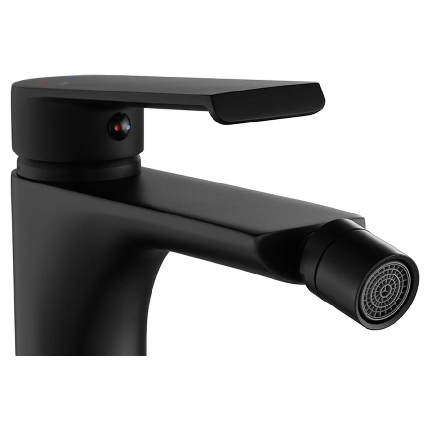 REA-B9965 - Pipa za bide HASS, 14,5 cm, mat črna