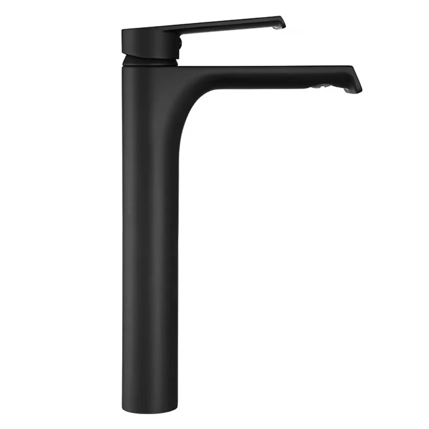 REA-B9966 - Pipa za umivalnik HASS 28 cm matna črna