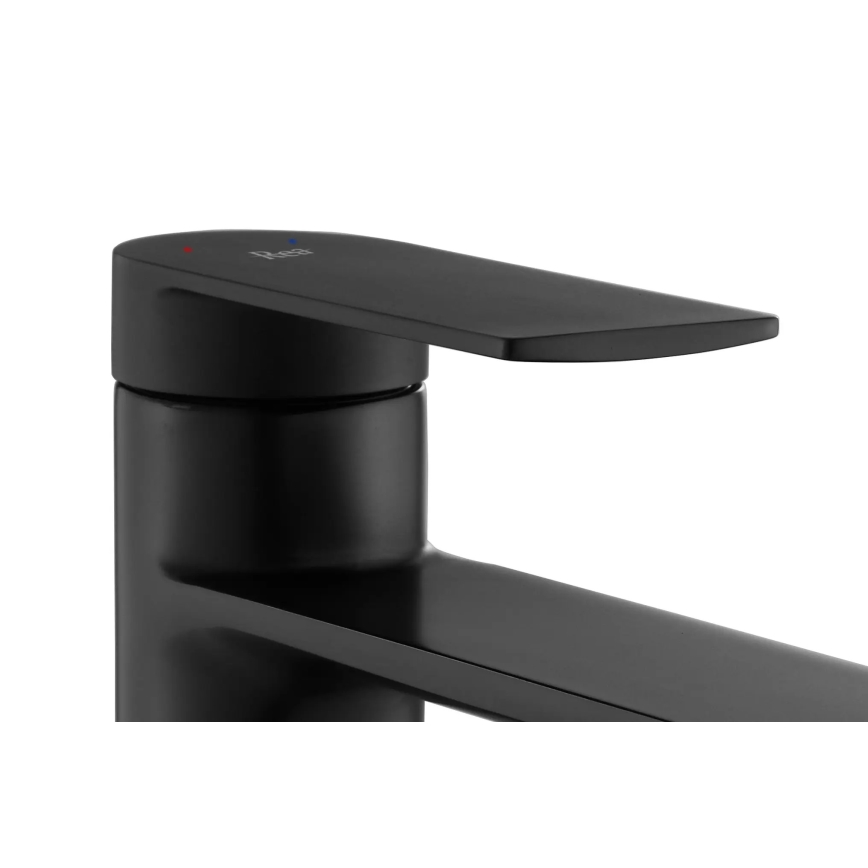 REA-B9988 - Pipa za umivalnik STORM 29,5 cm mat črna