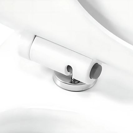 REA-C1652 - Viseča WC školjka s sedežno desko GUSTAVO RIMLESS keramika/bela