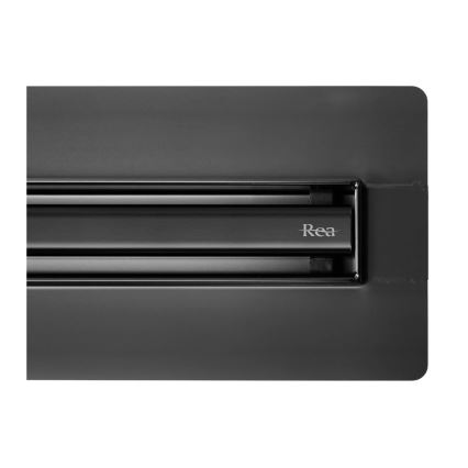REA-G2710 - Odtočni žleb NEOX SLIM 70 cm nerjaveče jeklo/črna