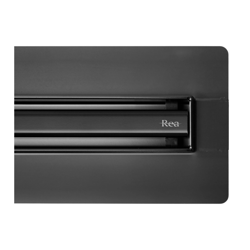 REA-G2710 - Odtočni žleb NEOX SLIM 70 cm nerjaveče jeklo/črna