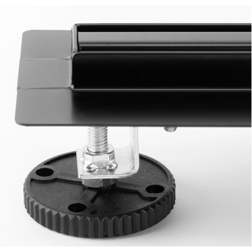 REA-G2710 - Odtokni žleb NEOX SLIM 80 cm nerjaveče jeklo/črna