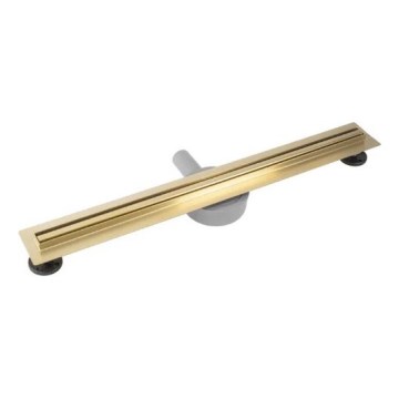 REA-G2714 - Odtokni žleb NEOX SLIM 70 cm nerjaveče jeklo/brušeno zlato