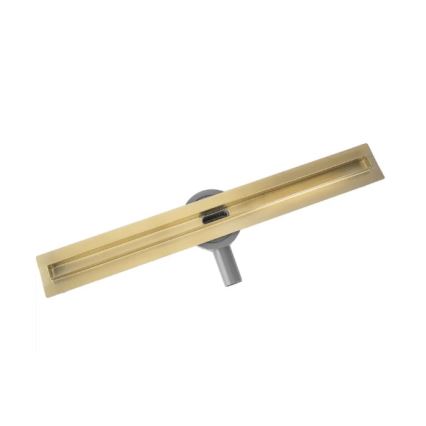 REA-G2714 - Odtokni žleb NEOX SLIM 70 cm nerjaveče jeklo/brušeno zlato