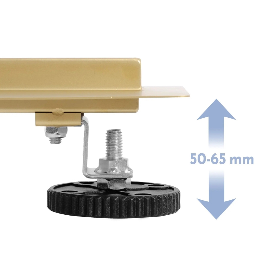 REA-G2738 - Odtokni žleb NEOX PRO 100 cm v zlati barvi