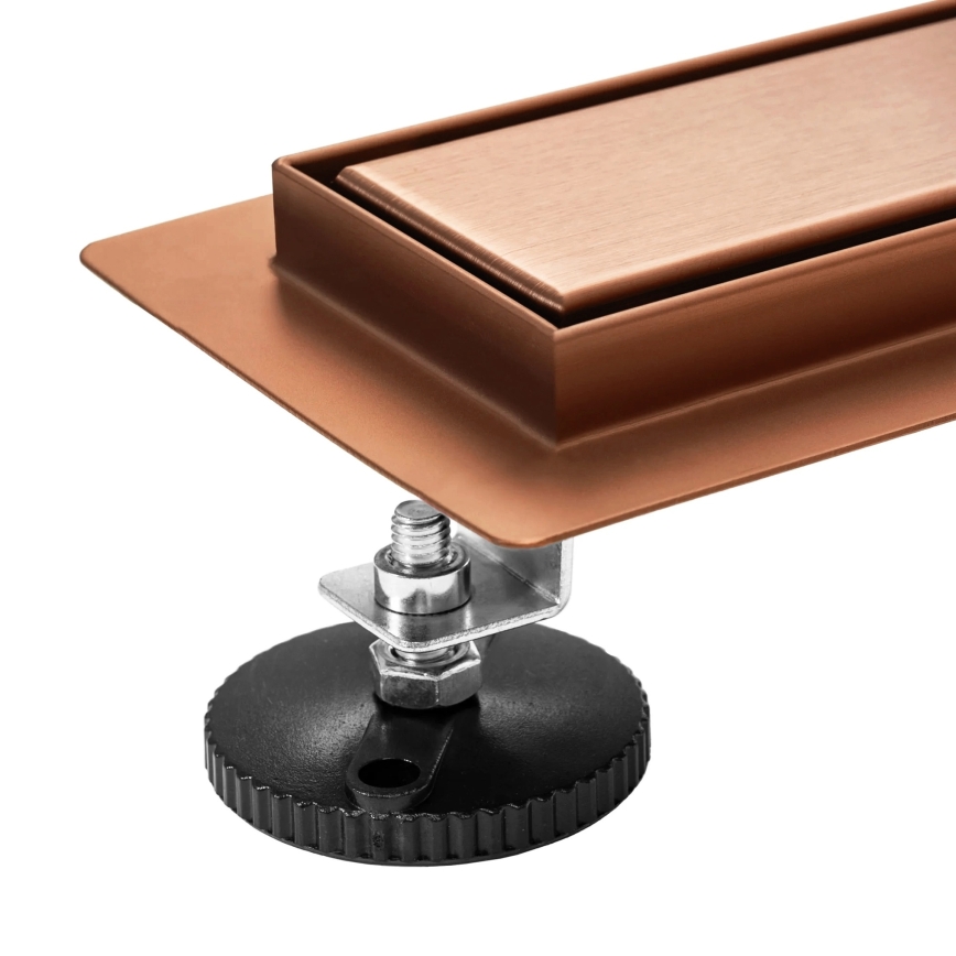 REA-G4801 - Odtokni žleb NEOX PRO 70 cm, krtačen baker
