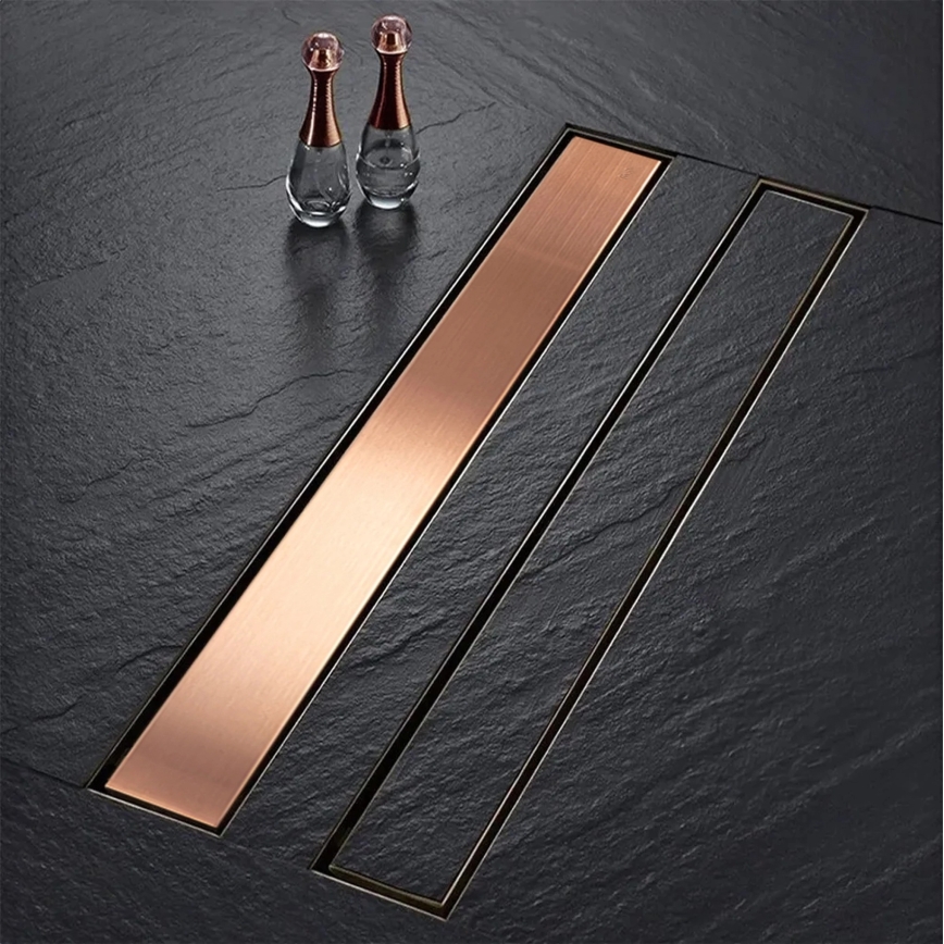 REA-G4802 - Odtokna kanaleta NEOX PRO 80 cm, brušen baker